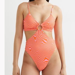 H&M High Leg Cut-out Swimsuit